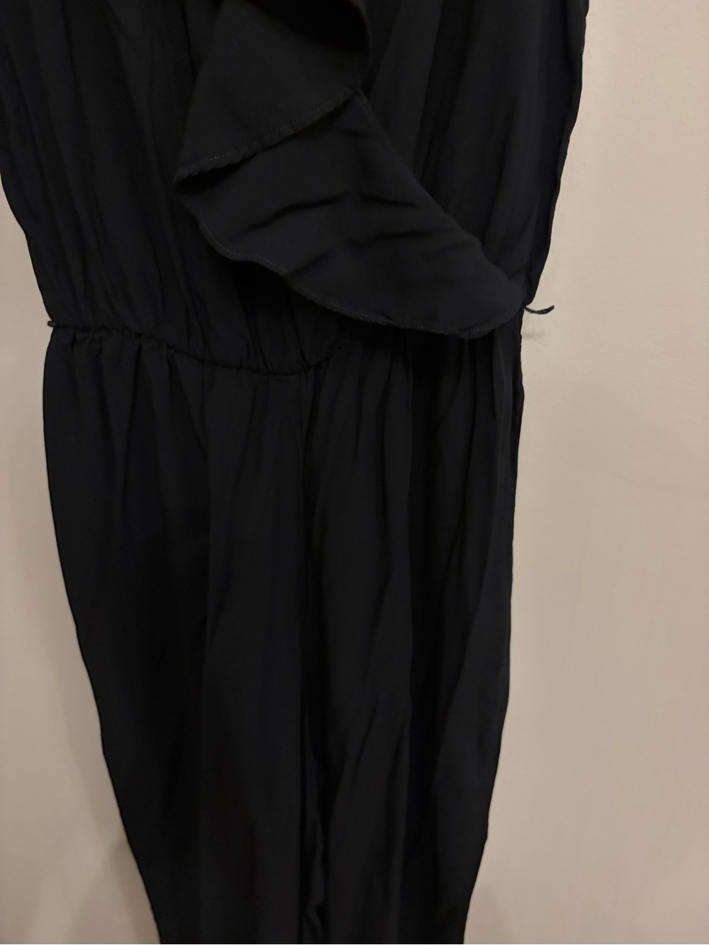 Michael Stars Women's Modern Rayon Surplice Jumpsuit Black S. Please read - Picture 6 of 12